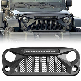 Allinoneparts front grille full view showing aggressive look and easy upgrade benefit