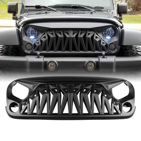 Allinoneparts front view shark grille showcasing aggressive face benefit