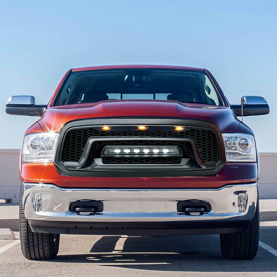 Allinoneparts grille wiring connection detail showing secure hookup for reliable LED performance