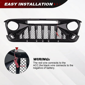 Allinoneparts installed on Jeep frontal view showing finished appearance and cohesive upgrade benefit