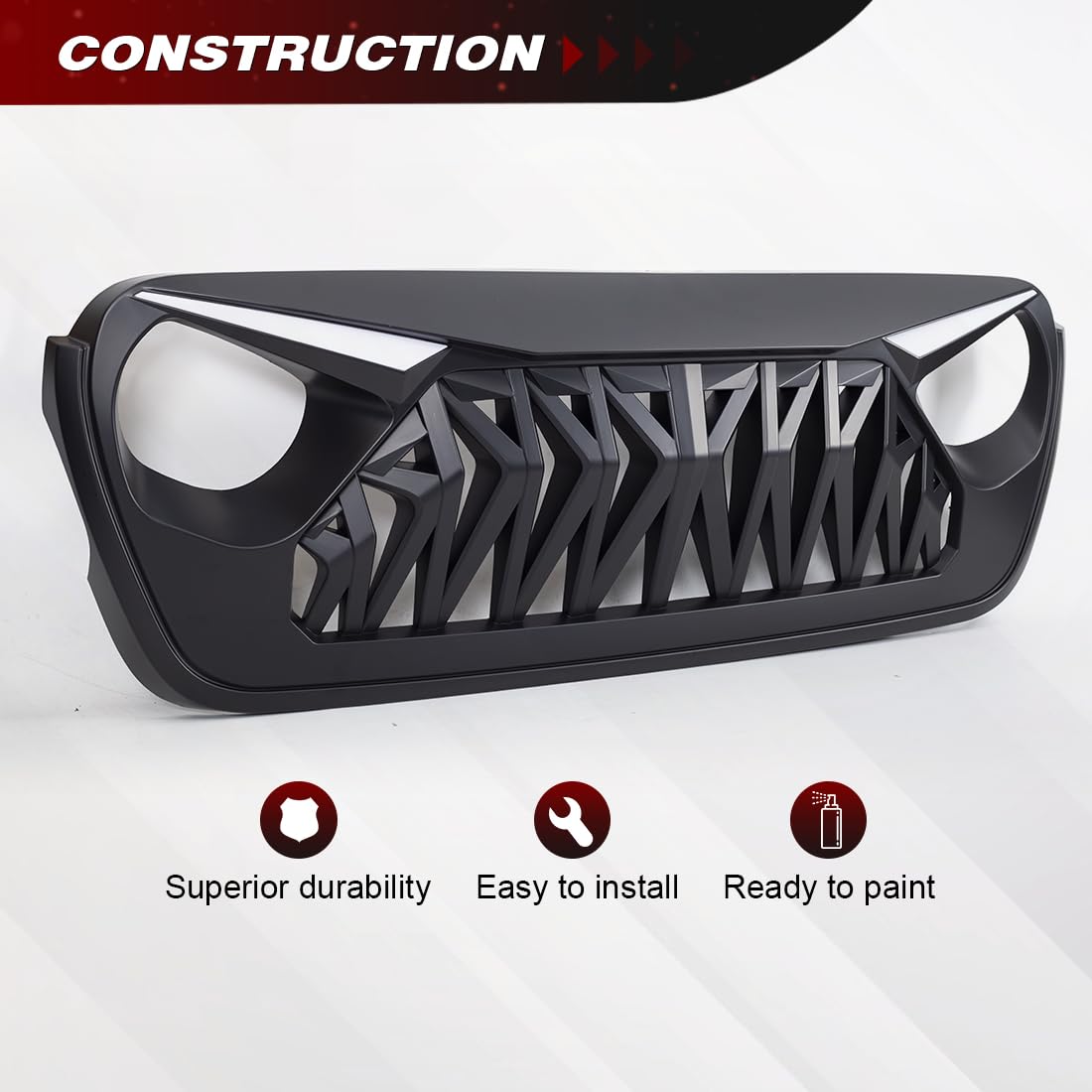 Allinoneparts LED eyebrow close detail showing DRL and sequential signal visibility