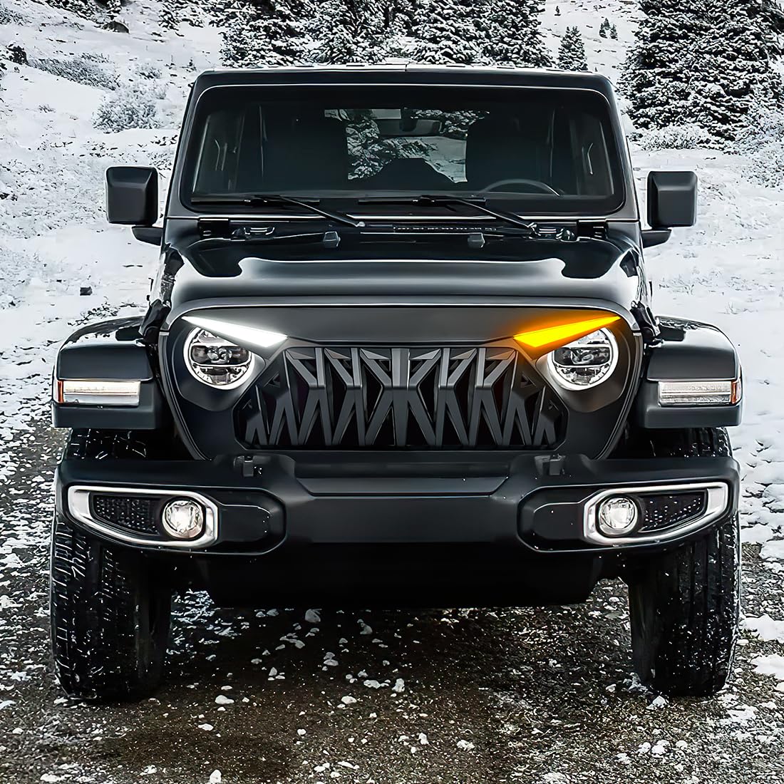 Allinoneparts matte black finish reflecting light for low-glare visual appeal