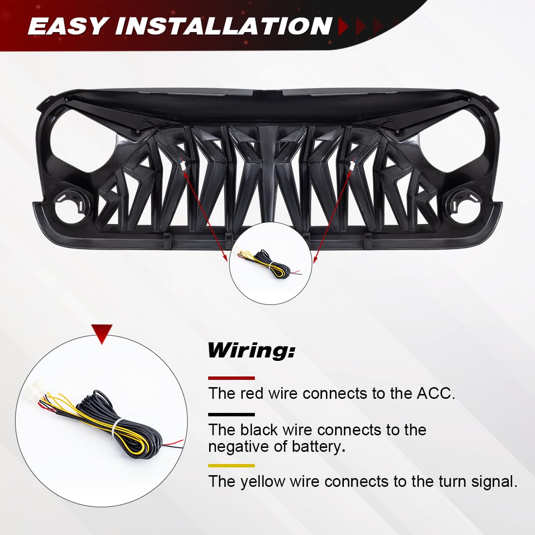 Allinoneparts wiring connector close-up simplifies LED integration