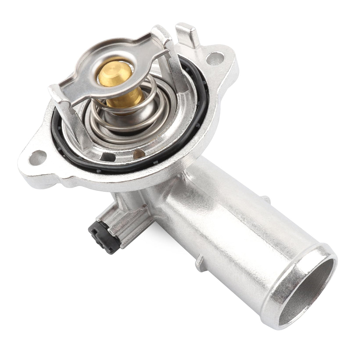 Allmotorparts front view housing showing ports and durable aluminium finish