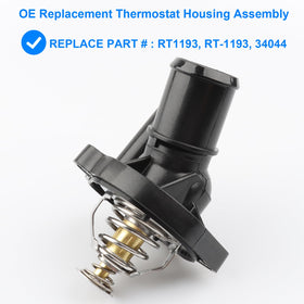 Allmotorparts side connector detail showing hose port for secure coolant routing