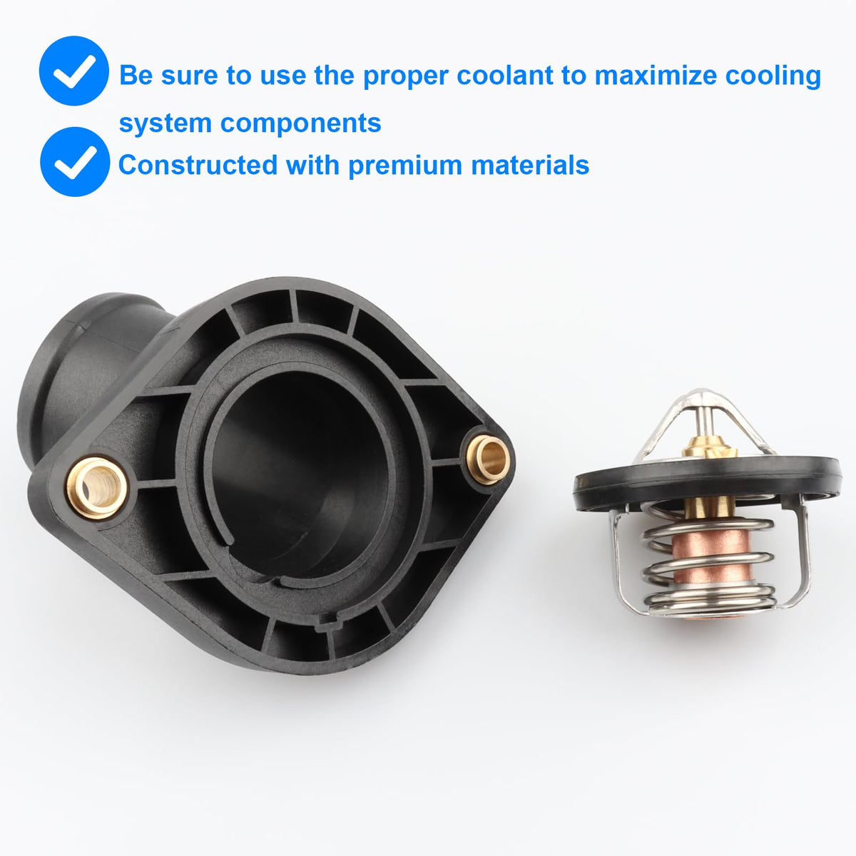 Allmotorparts side ports showing hose connection points for leak-resistant seals
