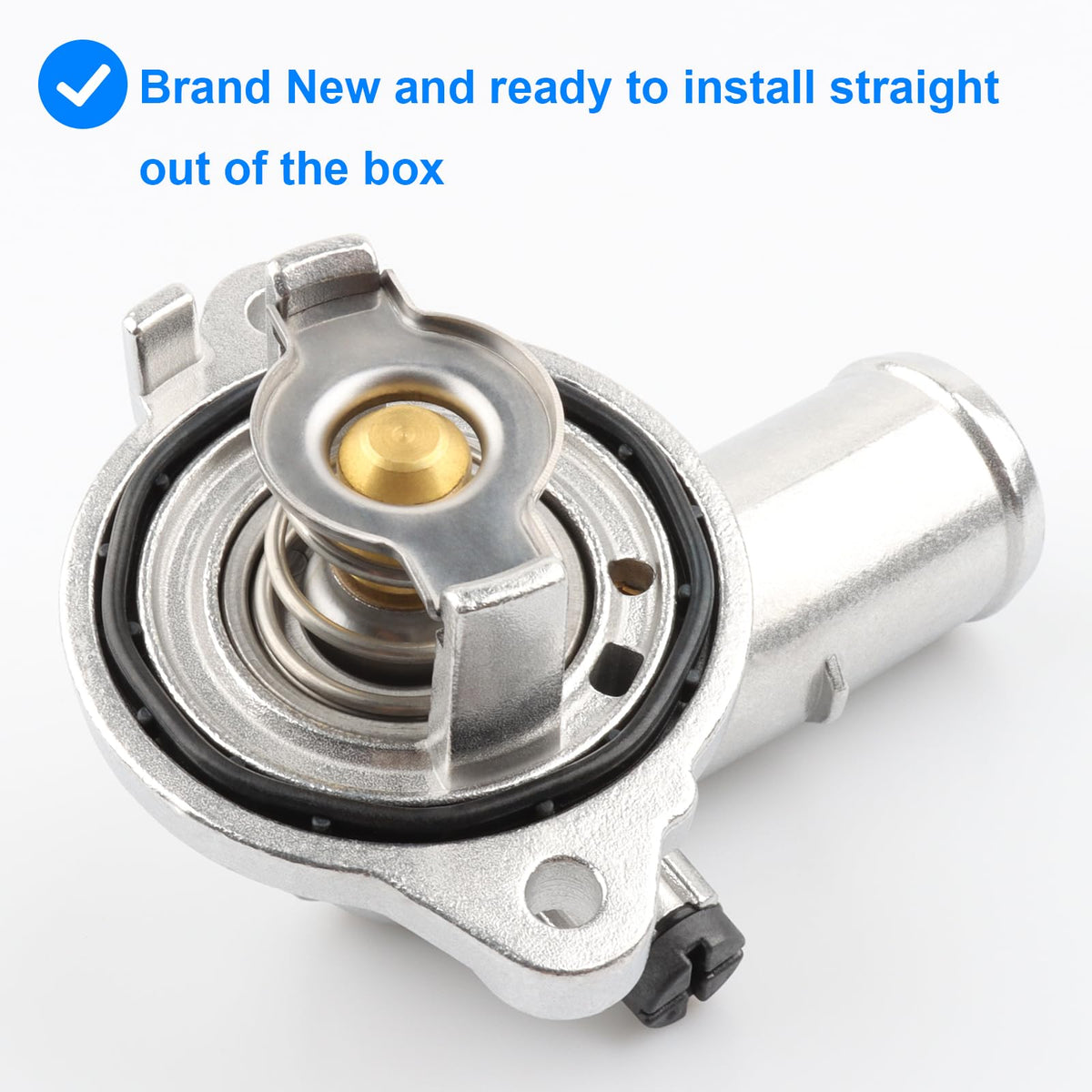 Allmotorparts housing next to tape measure for quick size and fit check