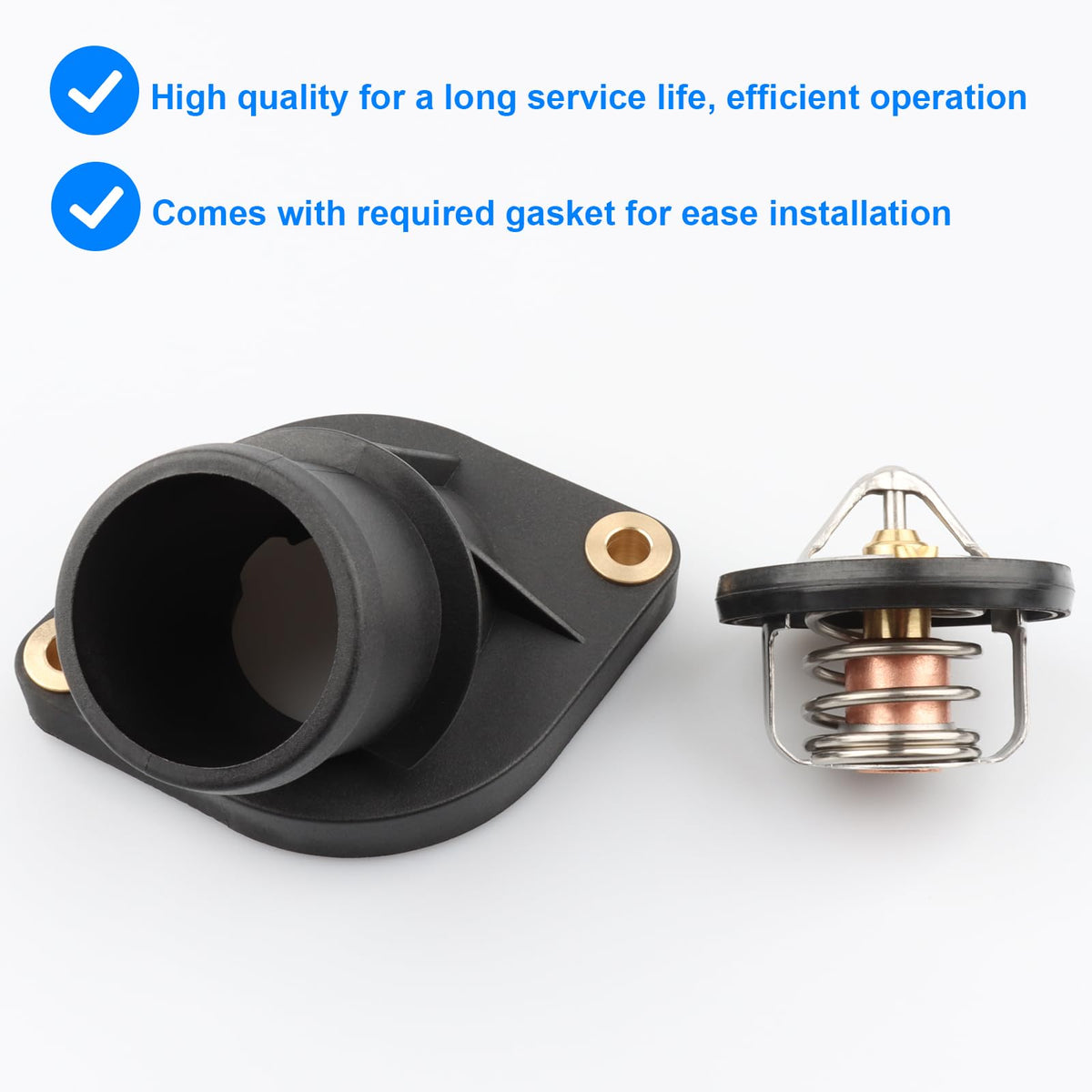 Allmotorparts detailed view of thermostat seat for secure thermostat installation