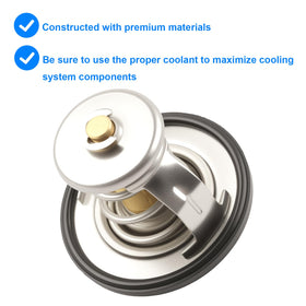 Allmotorparts thermostat channel spring frame detail illustrating durable corrosion-resistant construction