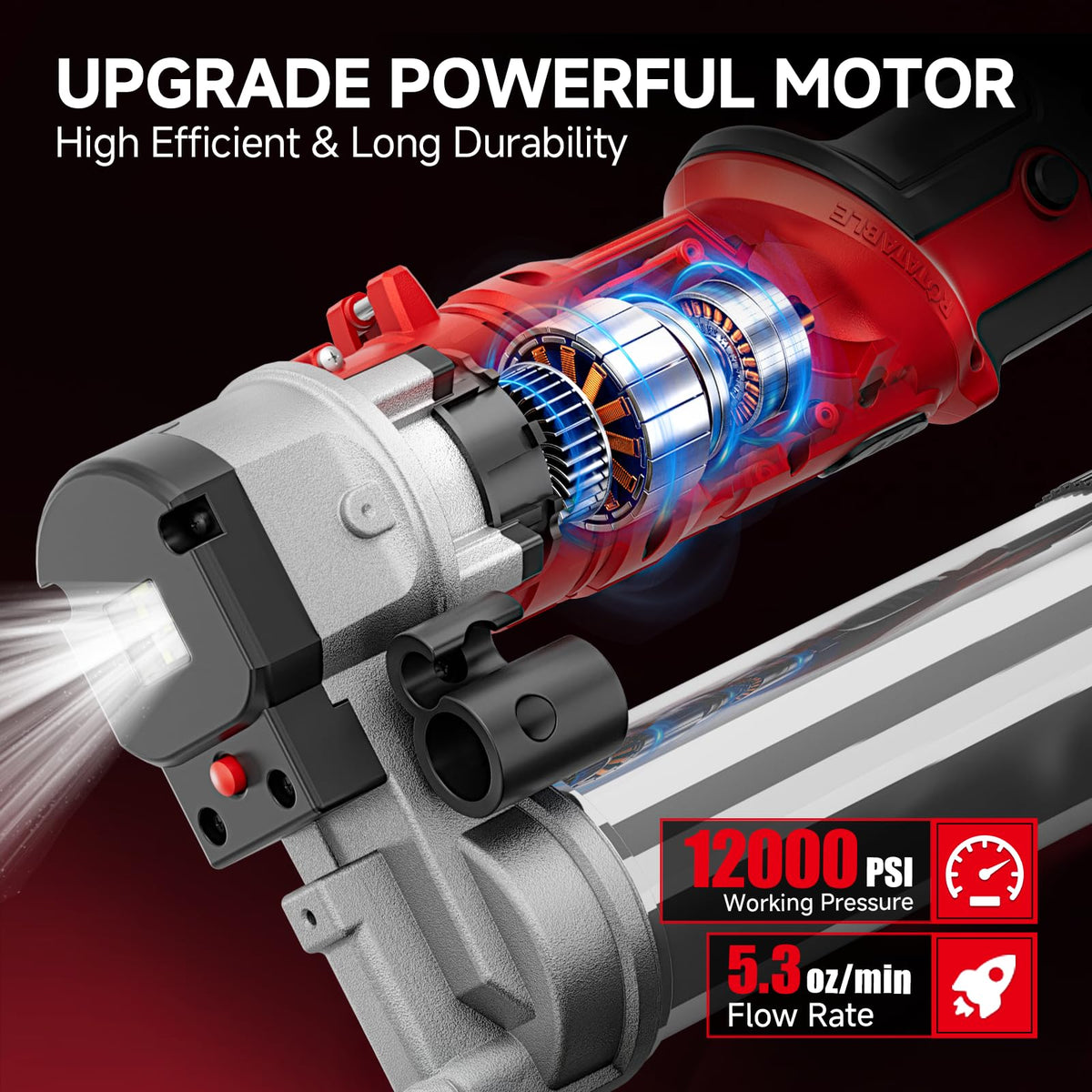 Alloyman LED light illuminating an engine bay for better visibility during maintenance