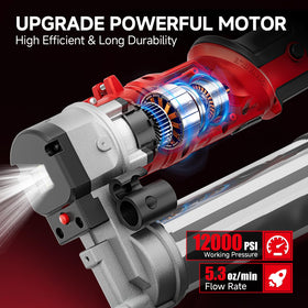 Alloyman LED light illuminating an engine bay for better visibility during maintenance