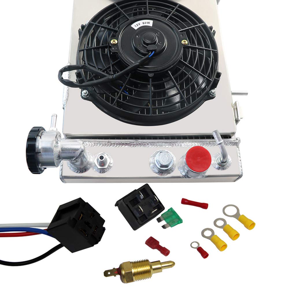 AW ALLOYWORKS radiator rear ports and transmission cooler fittings for easy hookup