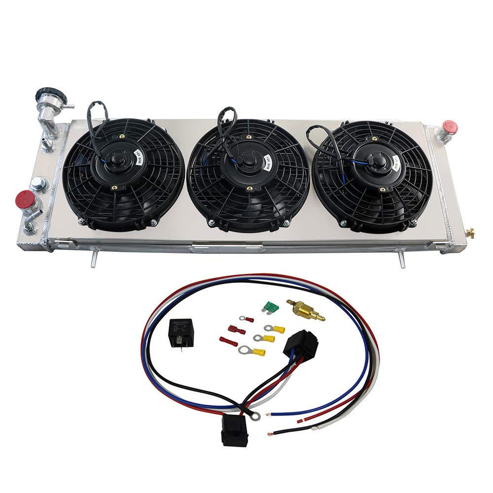AW ALLOYWORKS thermostat probe and relay kit showing temperature-activated fan control