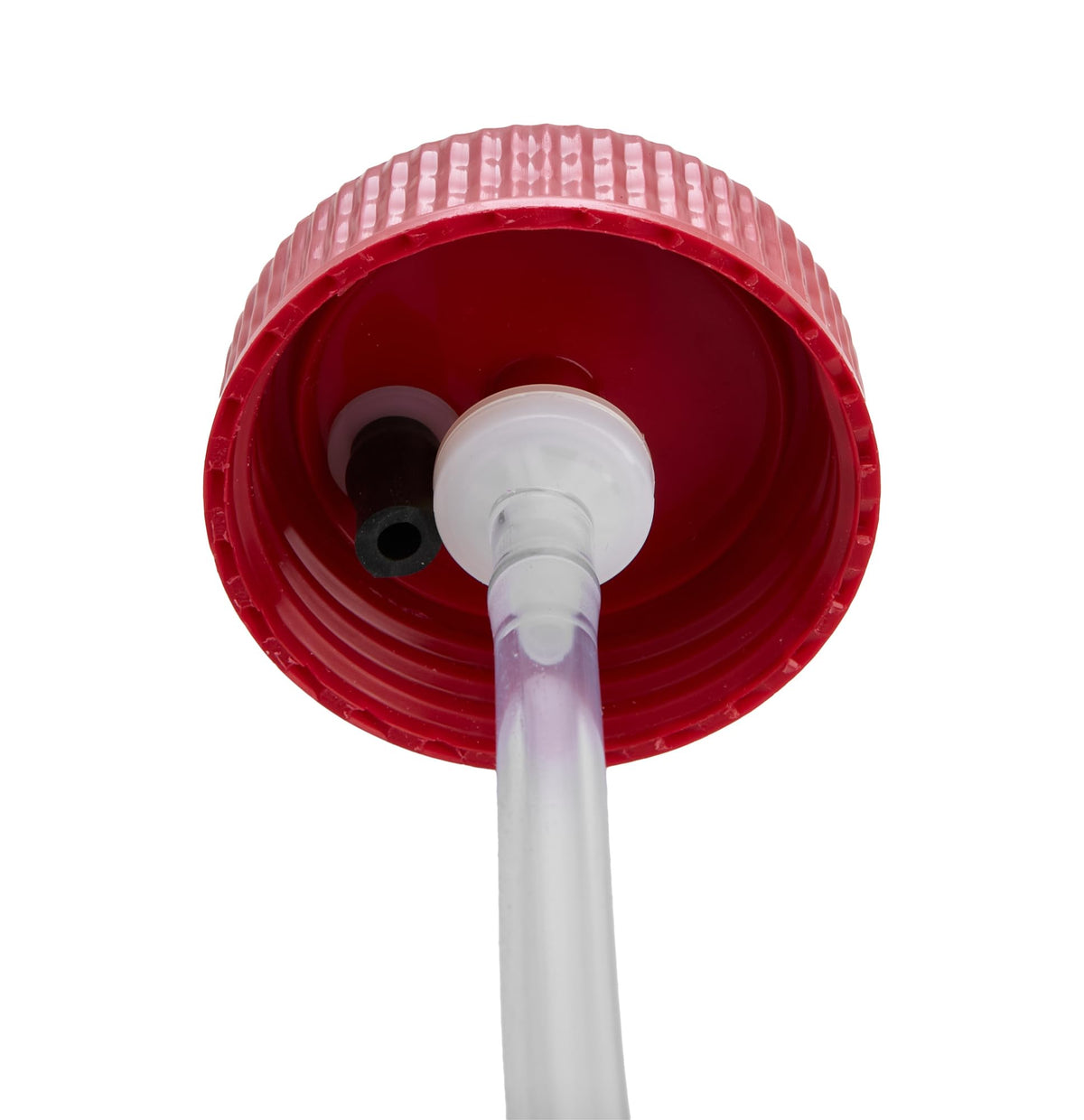 Allstar Performance close-up of integrated check valve showing one-way air prevention