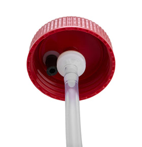 Allstar Performance close-up of integrated check valve showing one-way air prevention