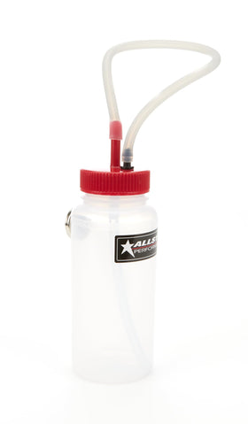 Allstar Performance front view of 16 oz bleeder bottle with magnet for stable placement