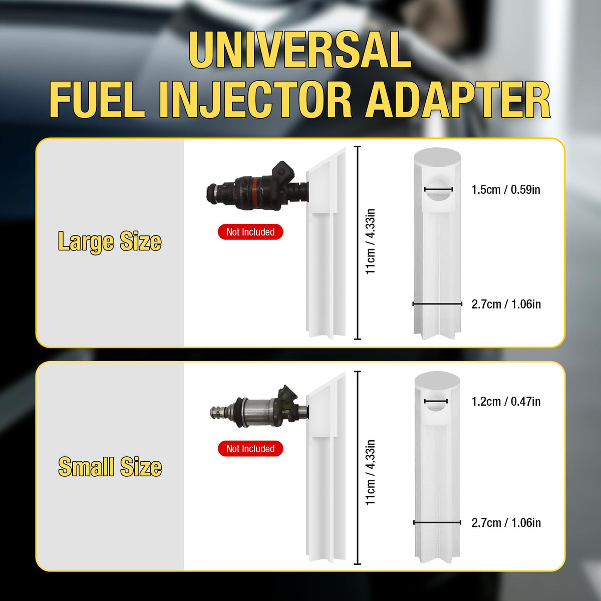 allsun em276set connected to fuel injector in engine to diagnose issues quickly
