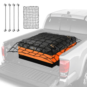 AlltoAuto front view of the orange and black cargo bag showing durable protection