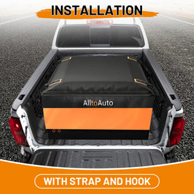 AlltoAuto bag loaded with moving boxes and camping gear for real-world use