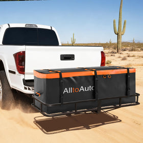 AlltoAuto beside measuring tape to show approximate 60x24x36 inch dimensions