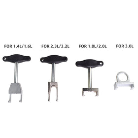 Alltooetools selection of adapters laid out for quick coil matching