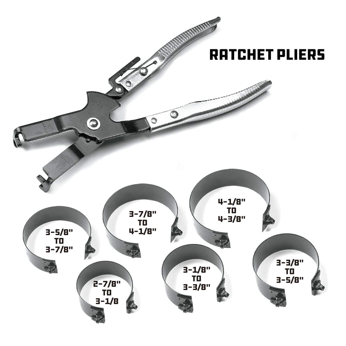 Alltrade Powerbuilt ratcheting pliers detail illustrating precise controlled compression