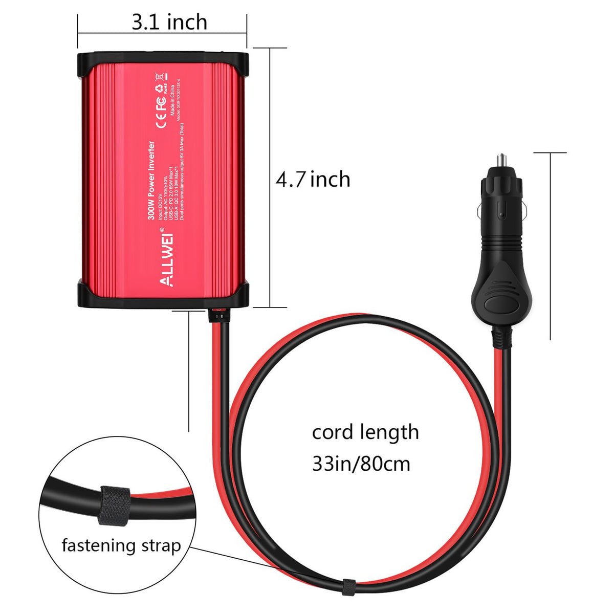 ALLWEI battery clips accessory for higher-draw devices and direct battery use