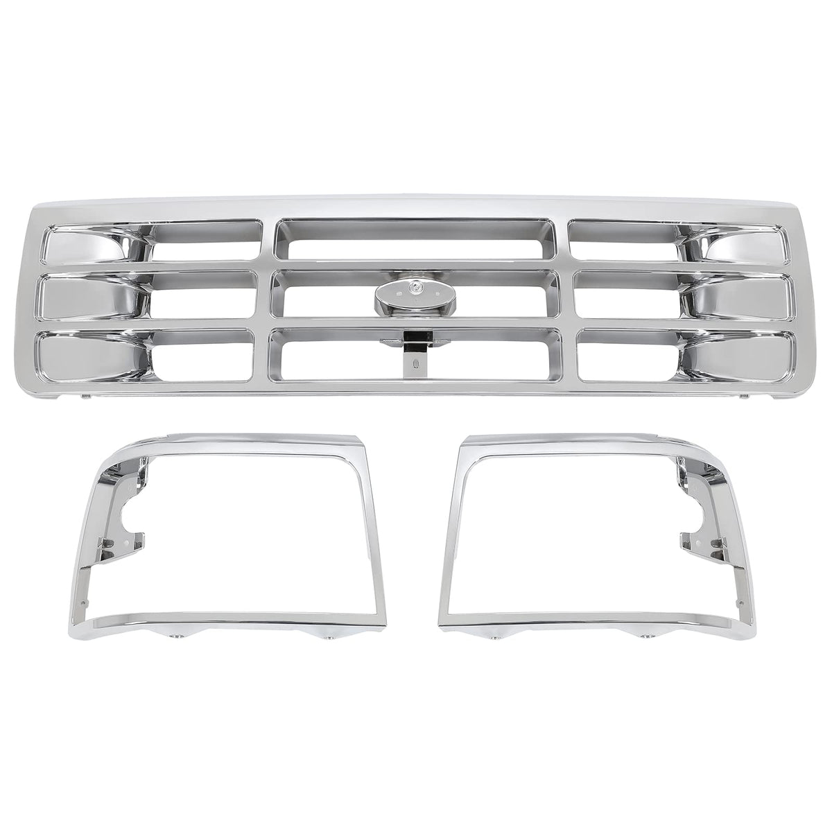 ALMULOO front grille full view showing clean finish and restored appearance