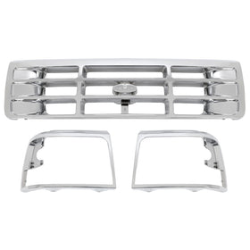 ALMULOO front grille full view showing clean finish and restored appearance