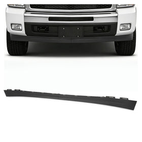ALMULOO front valance front view showing clean black finish and fit