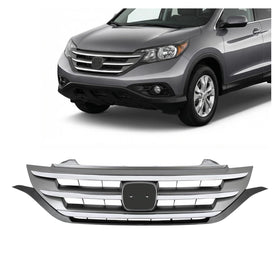 ALMULOO grille front view installed showing refreshed CR-V face and improved style