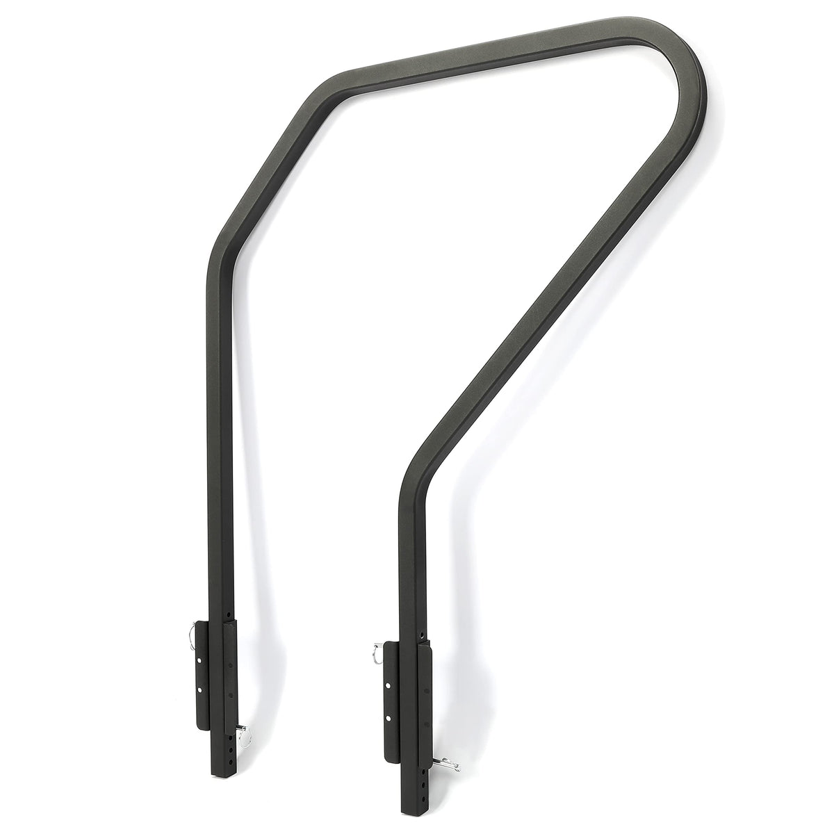 ALMULOO front view on Lippert step showing secure fit and stability