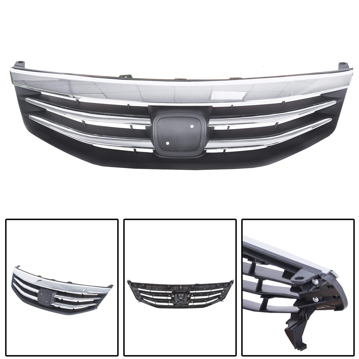 ALMULOO black chrome finish reflecting light for a premium look