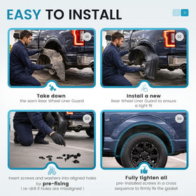 ALMULOO included installation hardware laid out for simple replacement and convenience