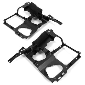 ALMULOO left bracket mounted on truck demonstrating secure headlight hold
