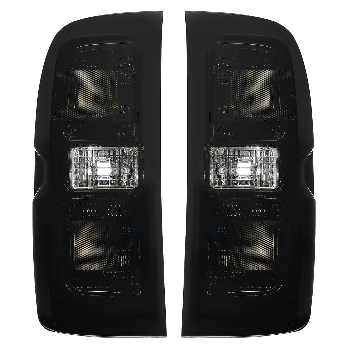 ALMULOO tail light beside truck bed showing scale and accurate fitment benefit