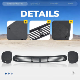 ALMULOO speaker cover detail showing clear sound passage