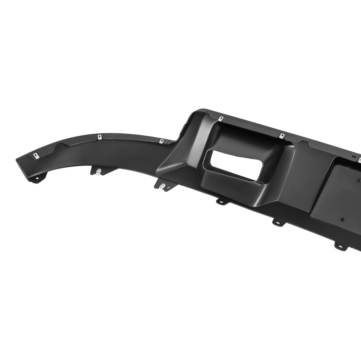 ALMULOO valance undercarriage angle showing directed airflow and chassis protection
