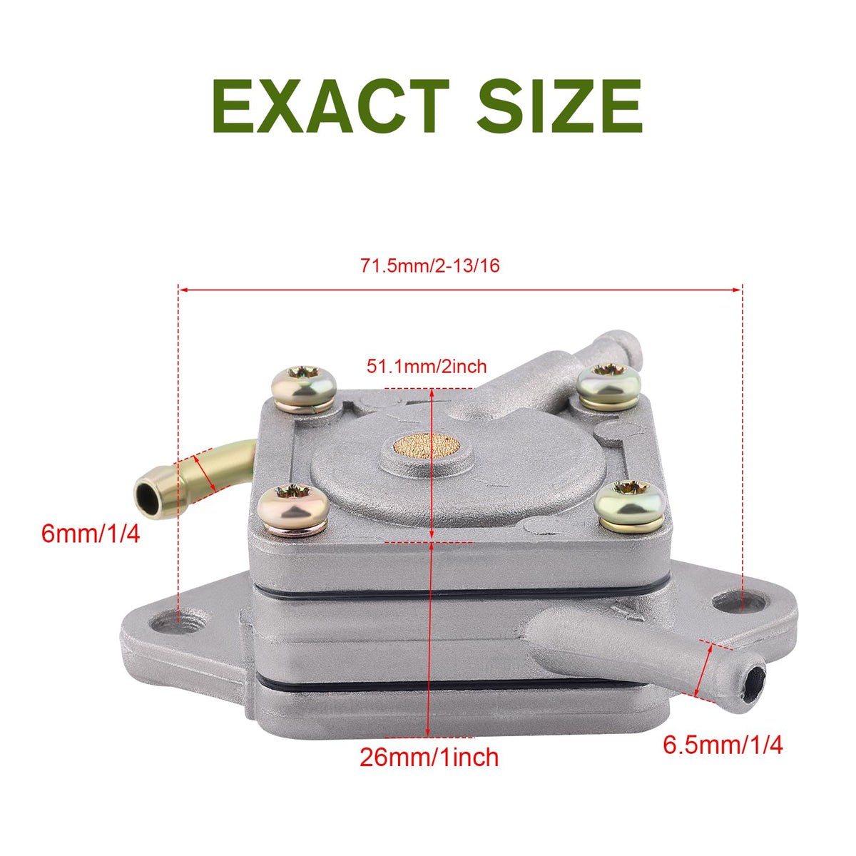 AloneGoer inline fuel filter detailed view preventing debris for reliable flow