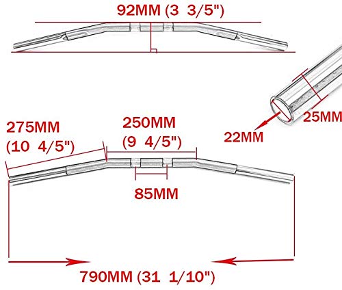 Alpha Rider clamp detail with dimples for secure fit and anti-slip benefit
