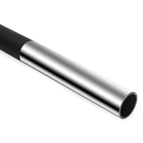 Alpha Rider handlebar next to ruler showing 1-inch diameter and correct scale for fitment
