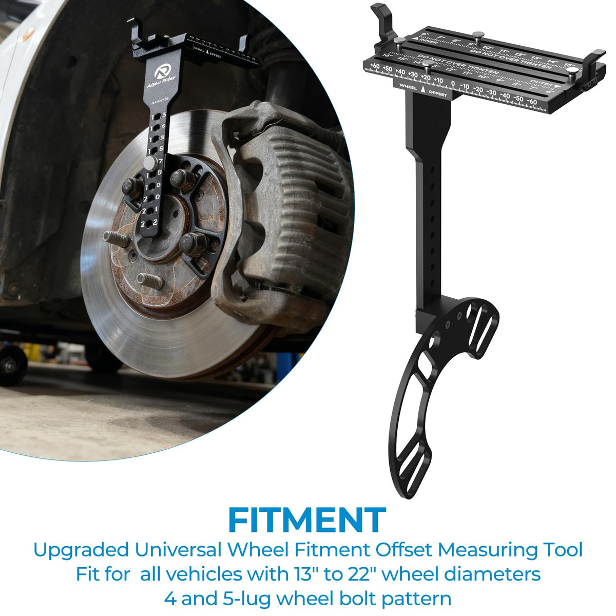 Alpha Rider aluminum body and stainless hand screws detail for durability