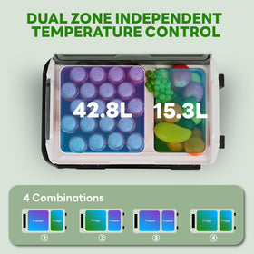 Alpicool smartphone app screen showing remote temperature control convenience