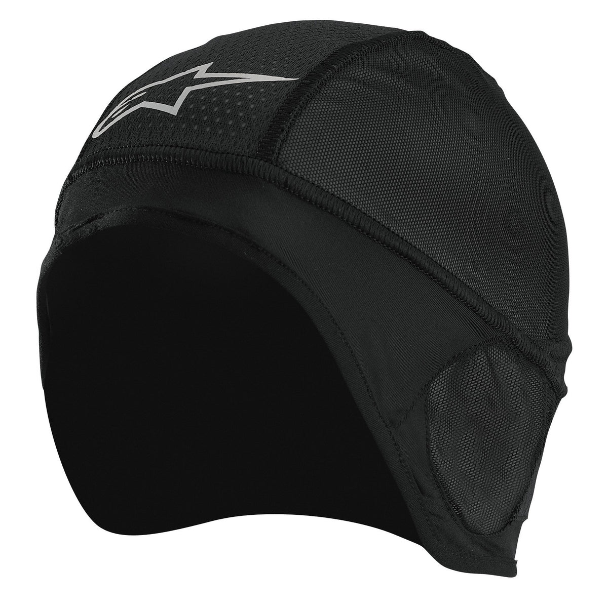 Alpinestars skull cap front view showing low-profile fit and comfort