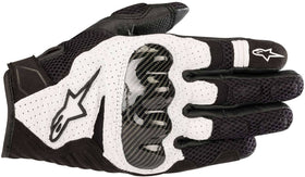 Alpinestars SMX-1 Air V2 front view showing sporty short-cuff fit and protection