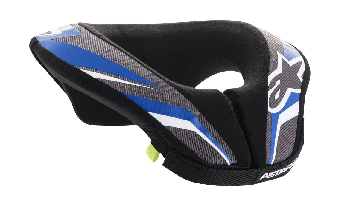 Alpinestars youth sequence front view showing shape and secure fit benefit