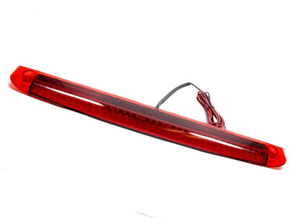 Alpinetech front view showing slim 16.55 inch brake light and mounting holes for easy fit