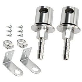 Alsoyixia front view of vent valve kit showing two metal valves, durable and compact