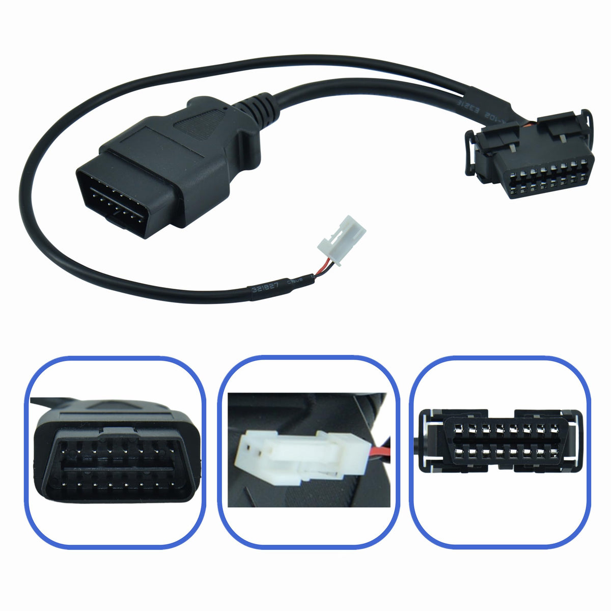 ALTBET cable plugged in RAM OBD2 port for easy diagnostics benefit