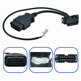 ALTBET cable plugged in RAM OBD2 port for easy diagnostics benefit